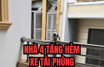  NHÀ 4 TẦNG HẺM XE TẢI PHÙNG HƯNG, P13, Q5 – 12,X TỶ